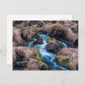 アイスランドのクリーク ポストカード (正面/裏面)