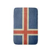 アイスランドのグランジな主権国の旗 バスマット (正面縦)