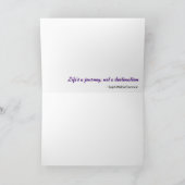 アイスランドのグリーティングカードのフラウンフォサール滝 カード (内部)