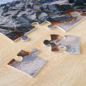 アイスランドのゲイタフス滝 ジグソーパズル (側面)