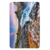 アイスランドのゲイタフス滝 マグネット (縦)