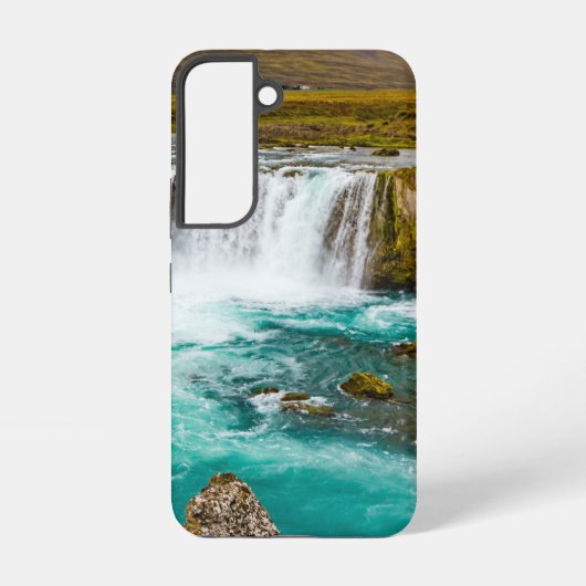 アイスランドのゴザフォス SAMSUNG GALAXYケース (裏面)