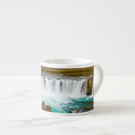 アイスランドのゴダフスの滝 エスプレッソカップ