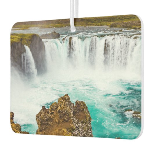 アイスランドのゴダフスの滝 カーエアーフレッシュナー (左)