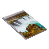 アイスランドのゴダフスの滝 ノートブック (右側)