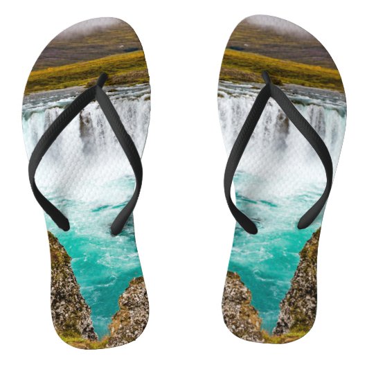 アイスランドのゴダフスの滝 ビーチサンダル (ソール)