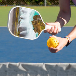 アイスランドのゴダフスの滝 ピックルボールラケット
