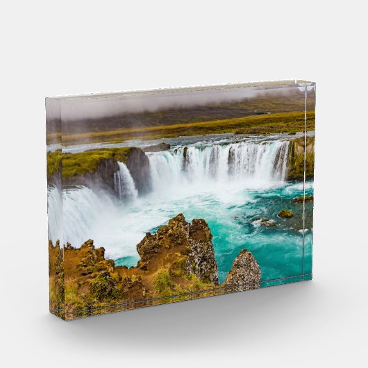 アイスランドのゴダフスの滝 フォトブロック (左)