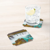 アイスランドのゴダフスの滝 ペーパーコースター (インサイチュ)