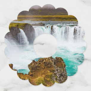 アイスランドのゴダフスの滝 ワイングラスタグ