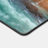 アイスランドのゴダフス滝 デスクマット (コーナー)