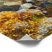 アイスランドのゴダフス滝 ポスター (角)