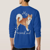 アイスランドのシェプドッグ救援 スウェットシャツ (裏面)