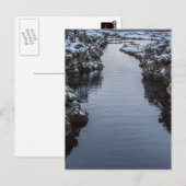 アイスランドのシルフラ ポストカード (正面/裏面)