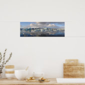 アイスランドのジョクルサロン氷河の湖のポスター ポスター (キッチン)