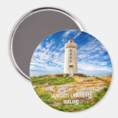 アイスランドのスカルスヴィティライトハウス マグネット (正面/裏面)