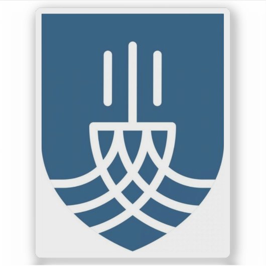 アイスランドのスズルネジャブの紋章 シール (正面)