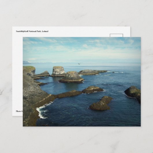 アイスランドのナショナルパーク ポストカード (正面/裏面)