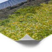 アイスランドのハルファール火山コーン ポスター (角)