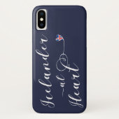 アイスランドのハートケータケースでアイスランダー Case-Mate iPhoneケース (裏面)