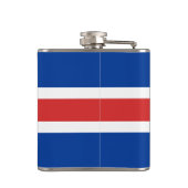 アイスランドのビニールの包まれたなフラスコの旗 フラスク (裏面)