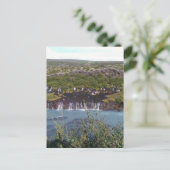 アイスランドのフラウンフォサールの滝 ポストカード (スタンド正面)