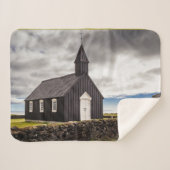 アイスランドのブディールの黒教会 シェルパブランケット (正面(横))