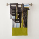 アイスランドのブディールの黒教会 バスタオルセット (インサイチュ)