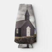 アイスランドのブディールの黒教会 ボトルクーラー (正面)