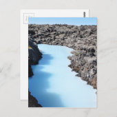 アイスランドのブルーラグーン ポストカード (正面/裏面)