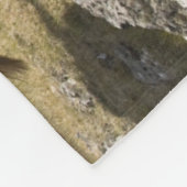 アイスランドのホファンの近くの馬の群れ フリースブランケット (角)