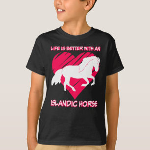 アイスランドのホースハート Tシャツ