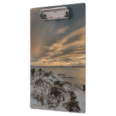アイスランドのミバトン湖の夕日 クリップボード (左)