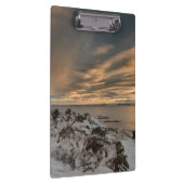 アイスランドのミバトン湖の夕日 クリップボード (右)