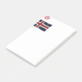 アイスランドのメモ ポストイット (アングル)