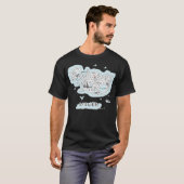 アイスランドのランドマーク Tシャツ (正面フル)