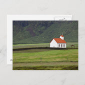 アイスランドのルーテル教会 ポストカード (正面/裏面)