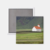 アイスランドのルーテル教会 マグネット (正面/裏面)