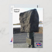 アイスランドのレイキャビクの不明な官僚記念碑 ポストカード (正面/裏面)