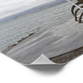 アイスランドのレイキャビクSun Voyager Sculpture ポスター (角)