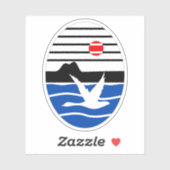 アイスランドのレイクラホンプールの紋章 シール (シート)