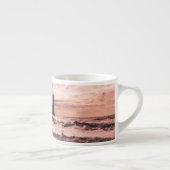 アイスランドのレイニスファラブラックサンドビーチに夕日 エスプレッソカップ (右)