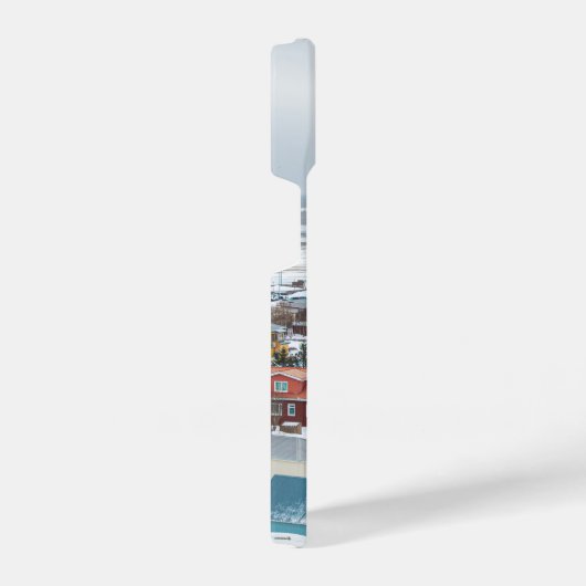 アイスランドのヴィクの町 iPhoneケース (右側面)