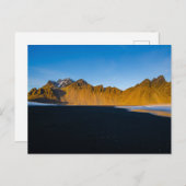 アイスランドのヴェストラホルン山 ポストカード (正面/裏面)