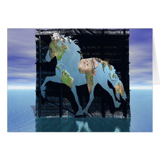 アイスランドの世界 (正面横)