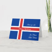 アイスランドの休日のグリーティングカード シーズンカード (正面)