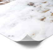 アイスランドの冬のアイスランド馬 ポスター (角)