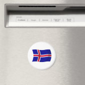 アイスランドの国旗マグネット マグネット (インサイチュ (食洗機))