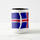 アイスランドの国旗マグ マグカップ (中央)