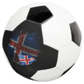 アイスランドの国旗 サッカーボール (3/4)